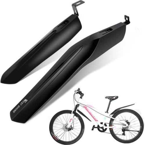 WEST BIKING Bicycle Fenders Bike Mudguard MTB Mountain Bike Wings Mud Guard Front Rear Fender Wheel Rainplate Bike Accessories