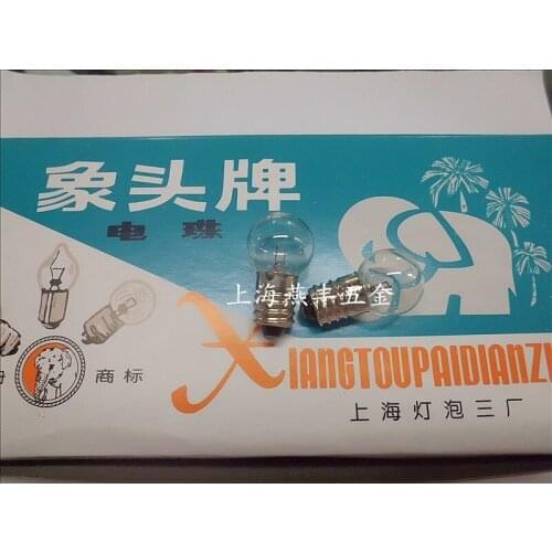 Xiangyang 6V5W indicating lamp bulb top instrument lamp instrument bulb like thread 10mm