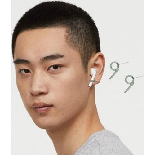 1Pair Anti-Lost Ear Clip Unisex Earring Earphone Holders Secure Fit Hooks for Airpods 1 2 3 For Airpods Pro Earphone Accessory