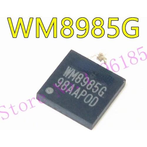 1pcs/lot WM8985 WM8985G QFN32 Multimedia CODEC With Class D Headphone and Line Out