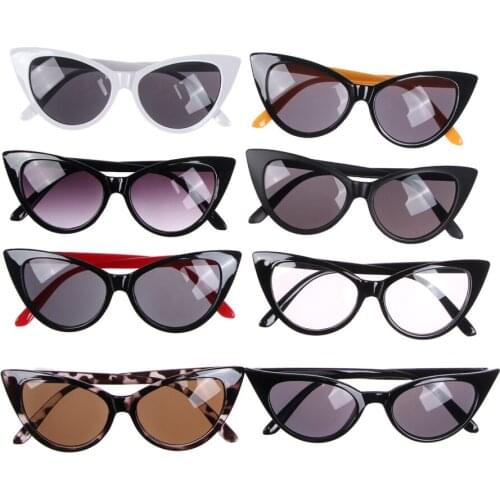 1pcs Riding Glasses Fishing Glasses Retro Vintage Sunglasses Vintage Cateye Goggles Sexy Small Cat Eye Sun Glasses For Women