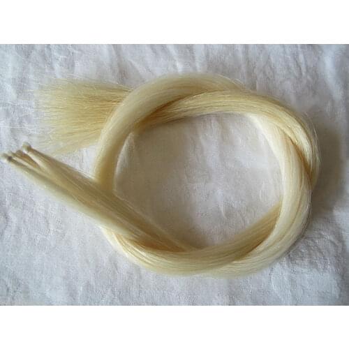 100g Horse Hair AAA white Horse hair Bow Parts Mongolian Stallions 80-85cm