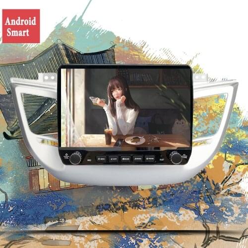 Android 10.0 car dvd for Tucson 3 ix35 2015 2016 2017 2018 gps navigation raido video audio 4G RAM