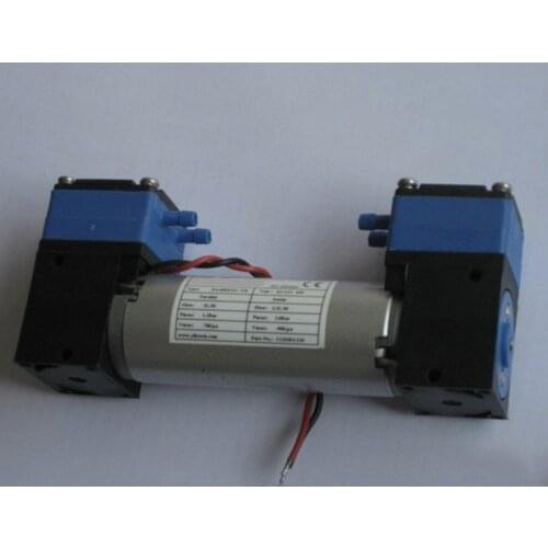 12v 24V DC Motor Quiet Long Life Dual Head Micro Pumps Miniature Diaphragm Air Pumps for Vacuum/pressure Application