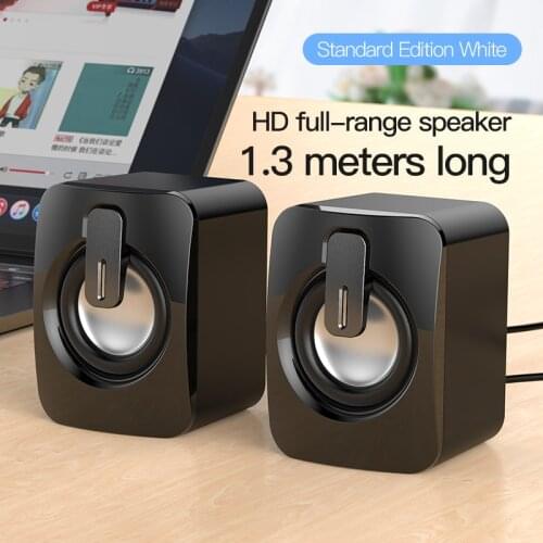 Bluetooth Speakers Mini Computer USB Wired Speakers 3D Surround Stereo PC Laptop Notebook Speakers 2021 Bluetooth Loudspeakers