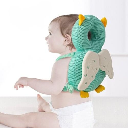 Baby Head Protection Pillow Cartoon Baby Anti-drop Pillow Soft PP Cotton Infant Child Protection Pad Baby Safety Nursing Toddler