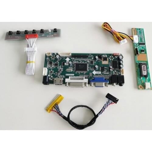 For B154EW08 V0 V1 LVDS 30Pin CCFL M.NT68676 screen controller drive board 1280*800 15.4" LCD monitor panel VGA DVI DIY kit