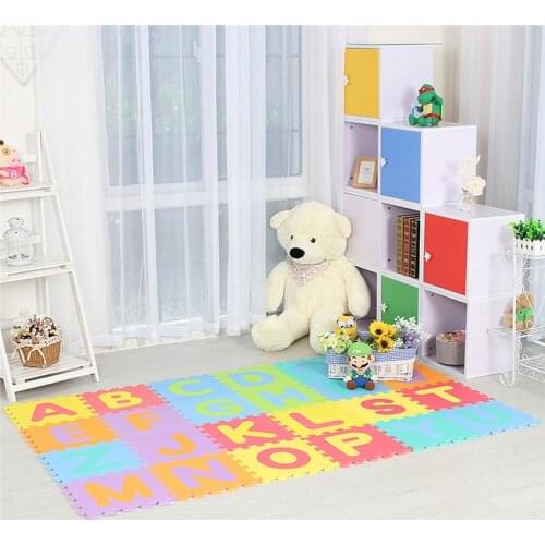 JCC Letter A-Z Baby EVA Foam Puzzle Play Mat /kids Rugs carpet Interlocking Exercise Floor for children Tiles 30*30*1cm