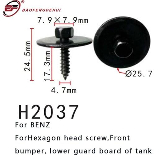 Clip For Toyota Front Bumper Fastener Lower Guard Board Of Water Tank