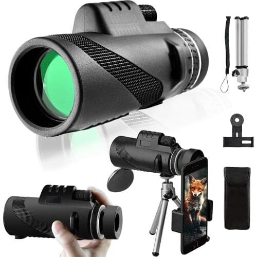 HD Monocular 10X42 Waterproof Anti-fog Hunting Scope Sight Riflescope 128m/1000m Range Digital Telescope Hiking Camping Outdoor