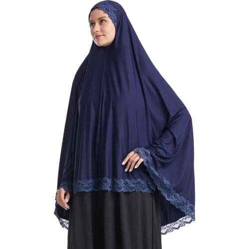 Muslim Hijab Dress Prayer Garment Women Islamic Clothing Thobe Jilbab Burka Dubai Turkey Jurken Abaya niqab long Khimar Kimono