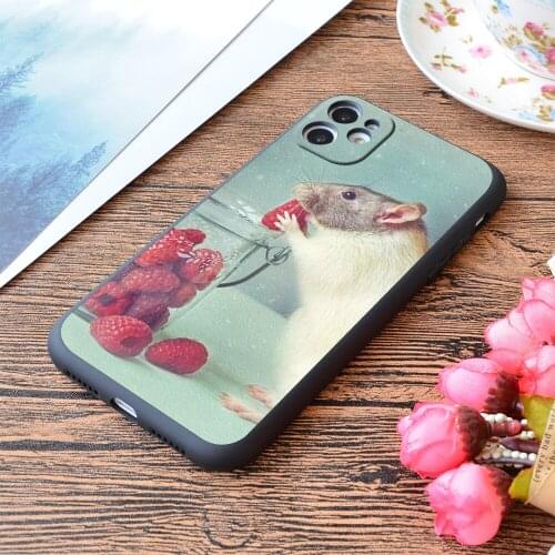 For iPhone Snoozy Always Loves His Food Print Soft Matt Apple iPhone Case