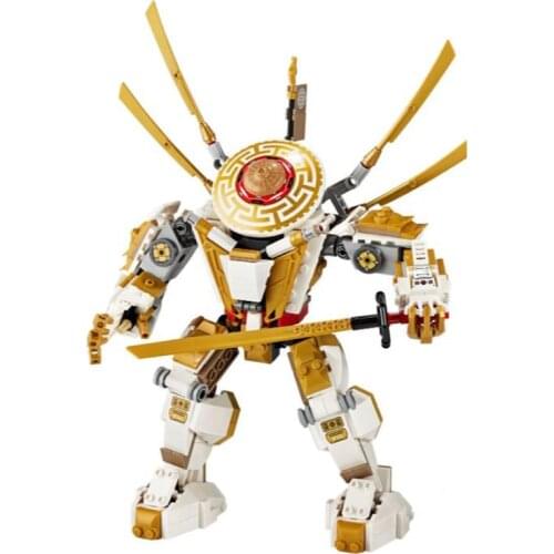 2021 New 517pcs Golden Mech Titan Robot Model set Building Blocks 71702 Kids Toy Bricks birthday gift