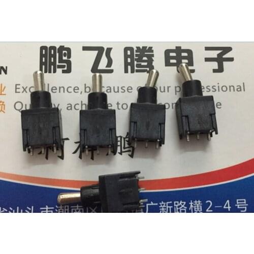 Original new 100% 72W04 miniature button switch 3pin 3gear shaking head rocker arm switching switch 0.4VA vertical