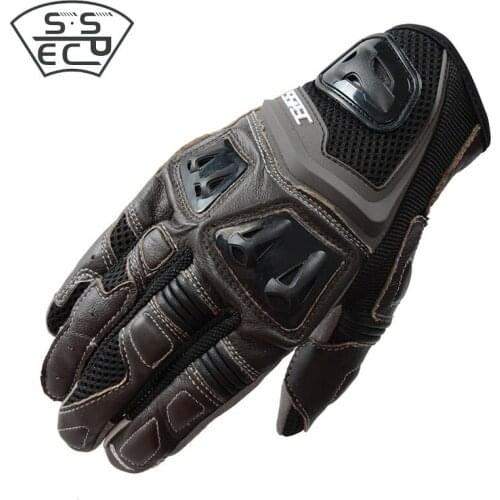 SSPEC Motorcycle gloves full finger racing gloves breathable mesh motorbike gloves touch screen motorbike gloves