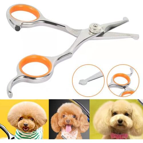 Professional Pet Hair Scissor Stainless Steel Durable Safety Rounded Tips Cat Dog Hair Cutting Tools Pets Grooming Supplies