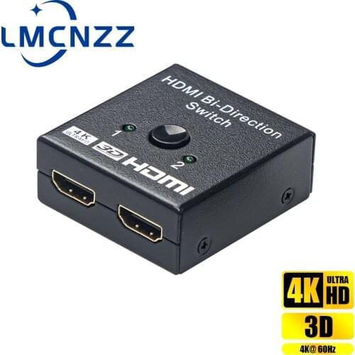 Hdmi-Compatible Switcher Hdmi Switch Splitter Two In One Out 4K High Definition Two Cut One Converter for Ps4/3 Tv Box Switcher