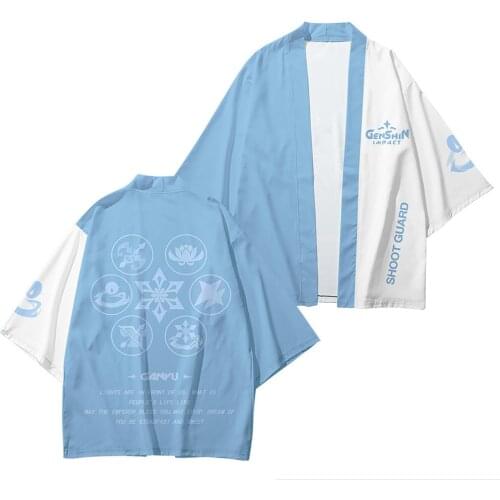 Genshin Impact Cloak Men Women Anime Game 3D Print Streetwear Oversized Cosplay Kimono Harajuku Tees Tops Jackets Unisex Clothes