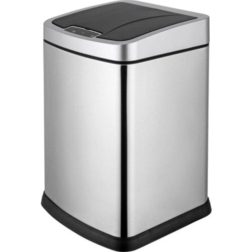 Smart Garbage Bin Automatic Sensor Dustbin With Handle Inner Bucket Waste Bin Square Trash Can Home Kitchen Rubbish Storage