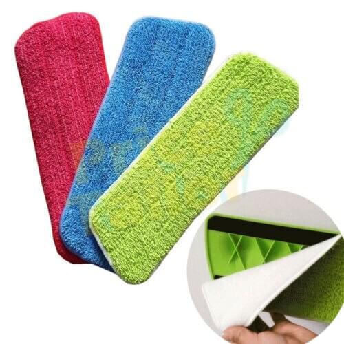 Replacement Washable Mop Head Mop Pads Microfiber Mop Fit Flat Spray Mops Cleaning Tools
