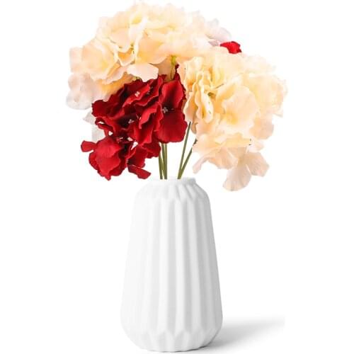 2 Bunches Artificial Flower Multi Colors Silk Hydrangea Flower Head DIY Wreath Gift Box For Wedding Party Home Decoration