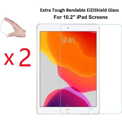 2Pcs Tablet Tempered Glass for IPad 2020 8th Gen 10.2 Inch/ IPad 2019 7th Screen Protector 9H 0.3mm Ultra-clear Protection Film