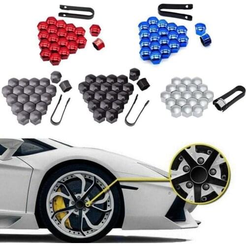 20 Pieces Car Wheel Nut Caps Protection Covers Caps Anti-Rust Auto Hub Screw Cover Car Tyre Nut Bolt Exterior Decoration
