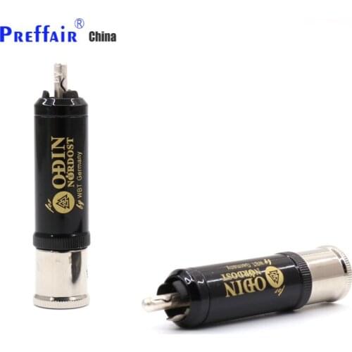 4pcs ODIN pure copper silver plated RCA plug WBT RCA jack for audio interconnect cable