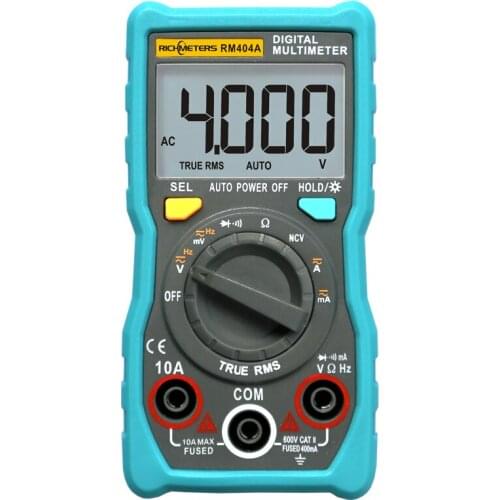 404A 4000 Counts Automatic Multimeter digital True-RMS intelligent NCV AC/DC Voltage Current Ohm Test Tool