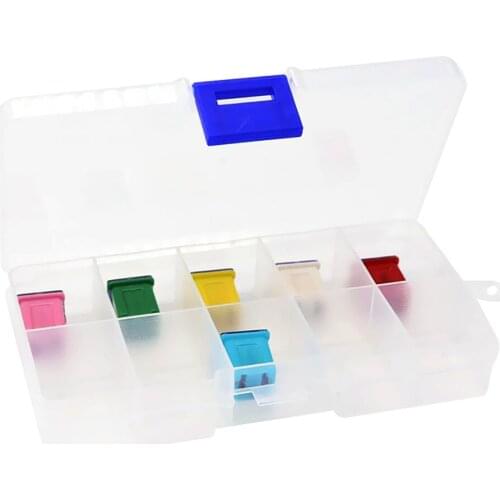 6PCS Car Fuse Female TALL Square Shaped Assortment Set 20A 30A 40A 50A 60A for Auto, Truck and SUV