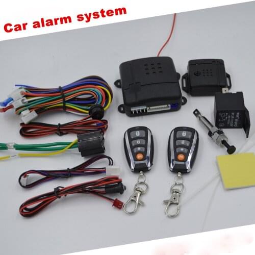 Keyless Entry Car Alarm System Push Start/Stop Button Car Engine Alarm Remote Unlock Auto Window Up Output Remote Central Lock