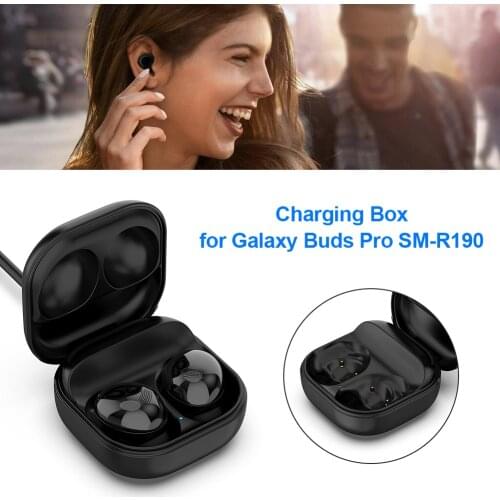Earphone Case Bluetooth-compatible Headset Charging Box Charger Box Station with Cable for Samsung Galaxy Buds Pro SM-R190