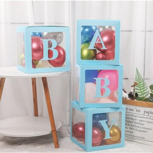 Birthday Party Decorations Baby Shower Birthday Balloons Party Decoration Baby Shower Box A-Z Letter Party Backdrops