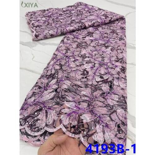 French Tulle Mesh Lace Fabric Sequin Lace Fabric High Quality Lace with Sequins Nigerian Laces Fabrics for Party Sewing APW4193B