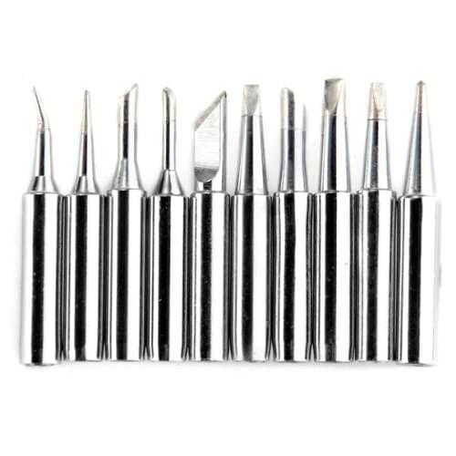 KSOL 10 Tip Set Tips Soldering Tip Set for Soldering Iron 900-T-I/ BK/ 1.6D/ 2.4D/ 3.0D/ 2C/ 3C/ 4C NEW