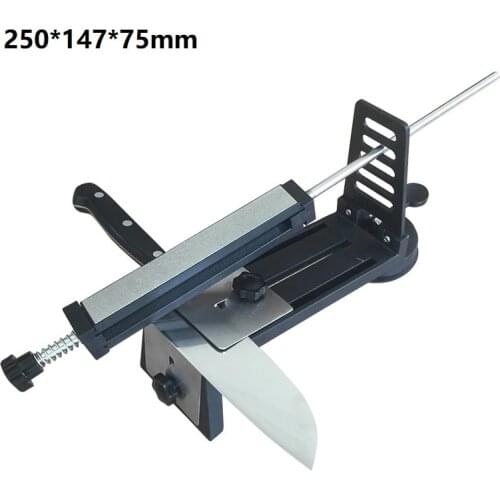 Kitchen Sharpener Have Sharpening Stone Sets Fast Manual Fixing Angle Non-slip Iron Steel Sharpener Portable Steel Kitchen Tool