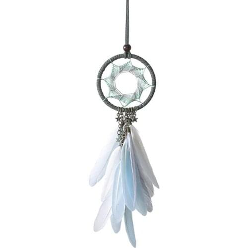 Dream Catcher Car Accessory Interior For Girls Feather Car Mirror Hanging Pendant In Auto Home Decor Car Ornaments