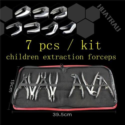 Medical children extraction forceps set oral teeth remove Plier stainless steel dental kit instrument material animal Veterinary