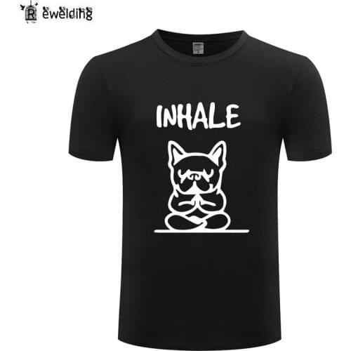 Cute French Bulldog Printed T Shirt Men Anime Cotton Short Sleeve Tshirt Streetwear Summer Fashion T-Shirt for Men Women