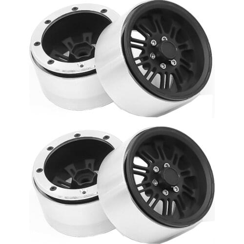 NEW 4pcs Metal Wheel Rim 2.2 Inch for 1/10 RC Rock Crawler Axial SCX10 90046 AXI03007 TAMIYA CC01 D90 R11 Traxxas TRX-4