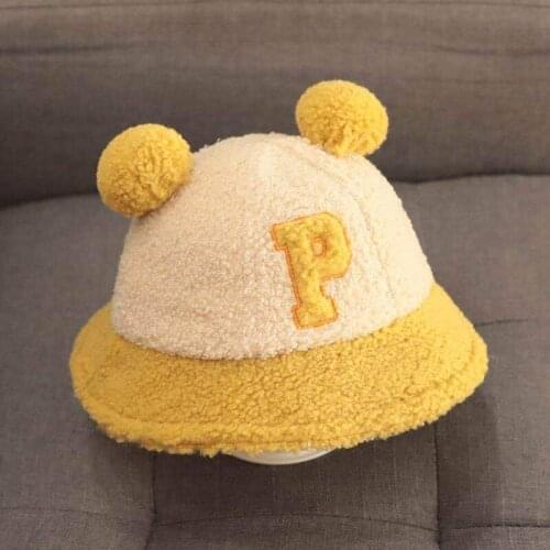 New Hot Selling Trend Autumn Winter Cold Proof Warm and Lovely Super Cute Boy Girl Children Fisherman Hat Bear