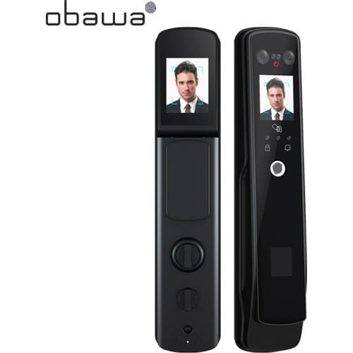 Obawa Face recognition door lock biometric Fingerprint lock Palmprint recognition lock intelligent digital lock Home security