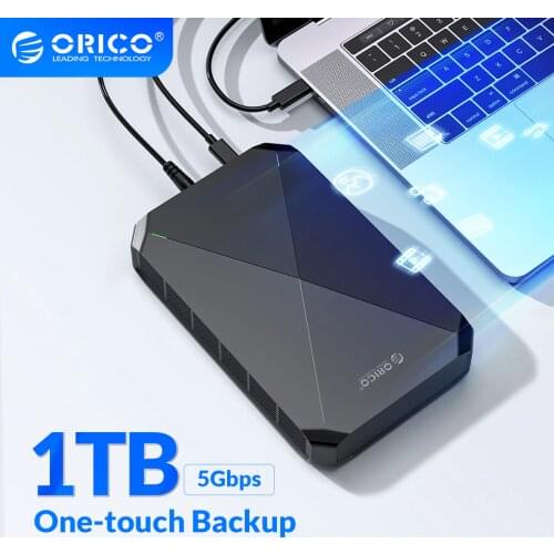 ORICO 1TB Data Backup Backuper Backup Android Phone to PC Laptop Mac Backup Whatsapp with 3.5inch Hard Drive Backup and Sync