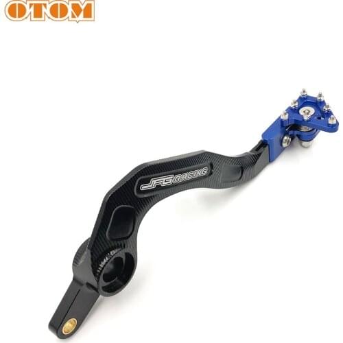 OTOM Blue Motorcycle CNC Rear Brake Pedal Lever For YAMAHA YZ250F 2010-2020 YZ250FX 2015-2020 WR250F 2015-2020 Dirt Bike Enduro