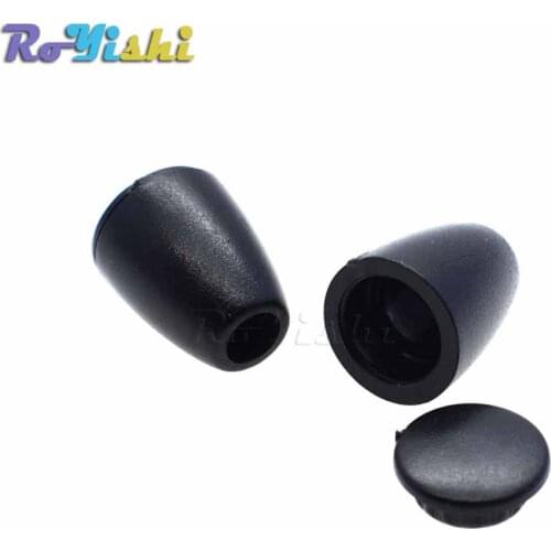 100pcs/pack 1/8"(3mm)Plastic Bell Stopper With Lid Cap Cord Ends For Garment Accessories