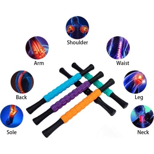 Portable Yoga Therapy Fitness Massager Yoga Column Fitness Pilates Muscle Full Body Roller Pain Relief Stick Trigger Point Tool