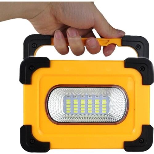 COB Work Light with Magnet LED Flashlight Multifunctional Adjustable Camping Lamp Waterpoof Torch USB Rechargeable Lantern