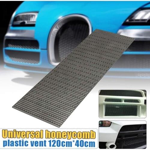 120x40cm Universal Honeycomb Racing Grill Bumper Vent Air Intake Mesh Grille Black