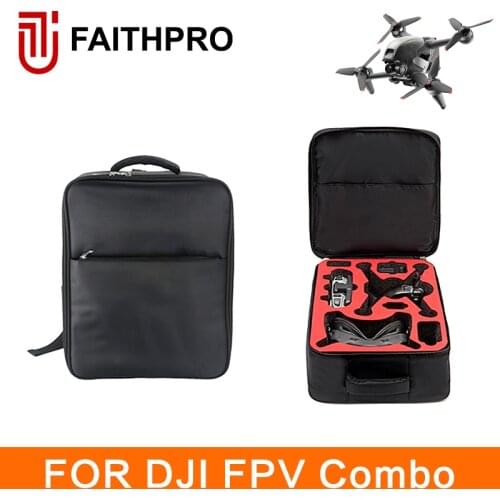 Backpack Portable Waterproof Storage Bag Outdoor Shoulder Bag for DJI FPV Combo Drone Remote Controller V2 Goggles Accessories