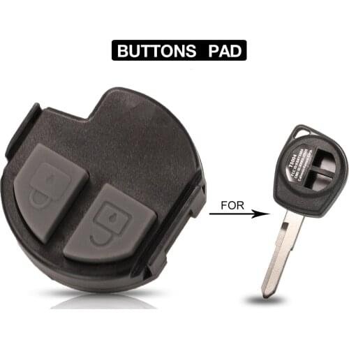 Kutery Remote Car Key Rubber Button Pad 2 BTN Silicone Cover For Suzuki Swift SX4 Grage Vitara Alto Liana Aerio Vitara Replace